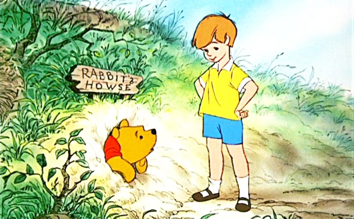 C'mon Christopher! Leave a little bit for Winnie the Pooh's imagination.