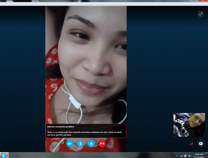 All I have to do is see her face and I remember how important patience is even when she's frozen and I know we'll have to wait a few minutes to connect again.