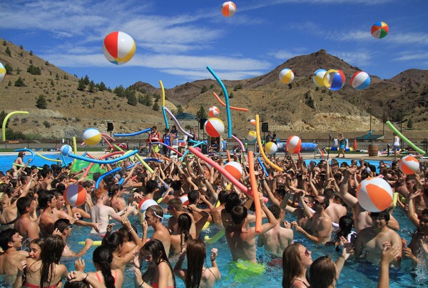 Jenny will be very disappointed to know in the USA this is something you can only really do two months out of the year--and I don't mean peeing in a pool full of people.