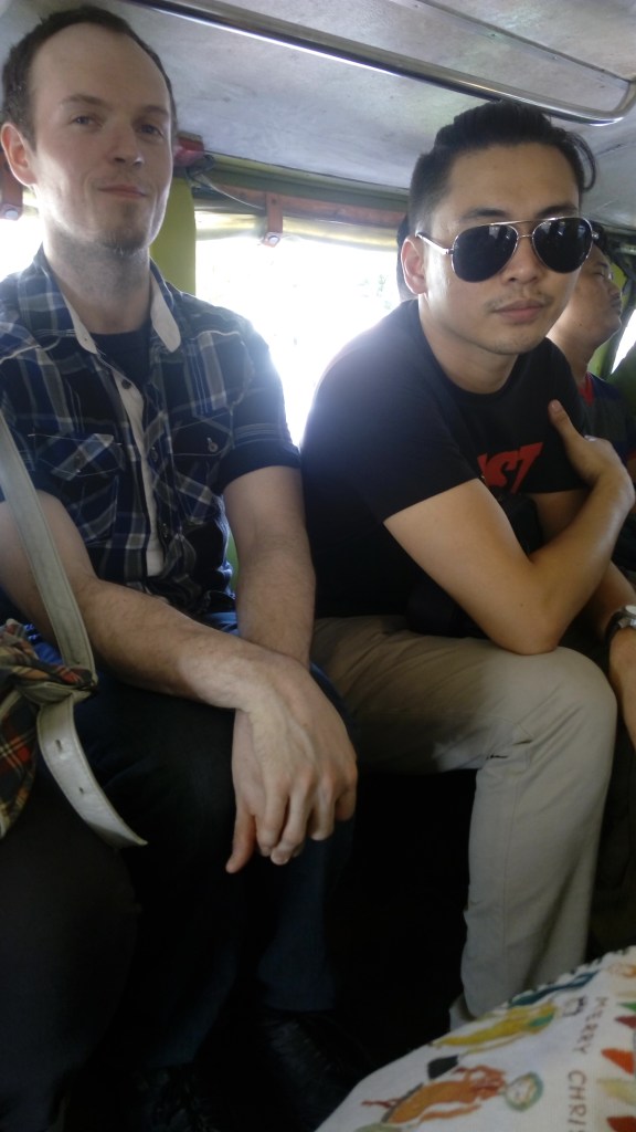 The problem with jeepneys is when you sit down like a lady, you're stuck sitting there like a lady for the whole trip.