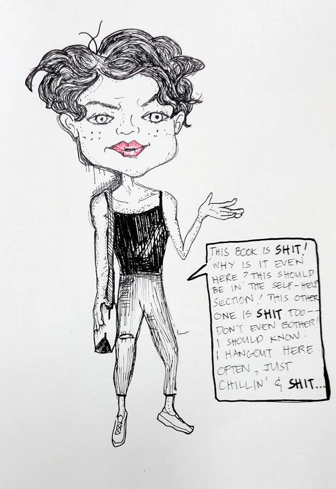 This is some Jenny art. In practically no time she managed to turn a shitty encounter with another human being into a hilarious cartoon.