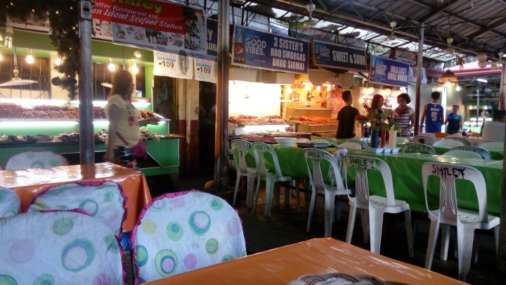 Notice how nobody is sitting anywhere near us.