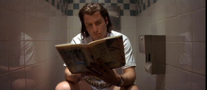 John Travolta's decision to do a real poop in Pulp Fiction rather than use a stunt double was both career defining and unnecessary.