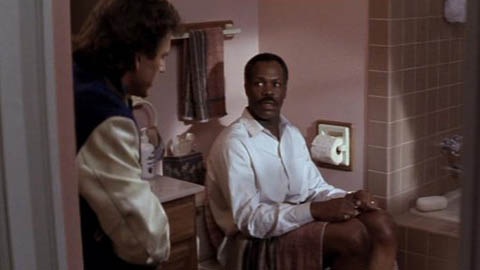 Riggs and Murtaugh have no rules about pooping with the door open.