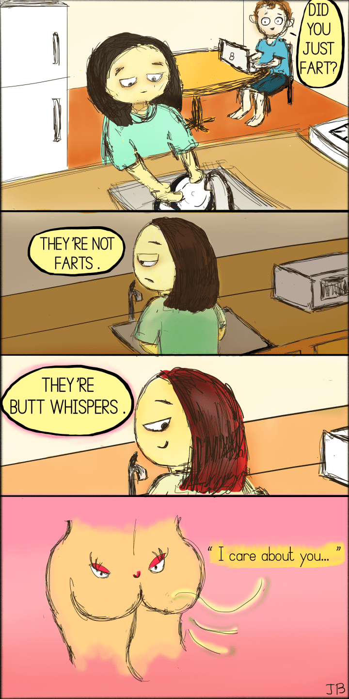 comics art funny drawing cartoons fart farts farting couple marriage