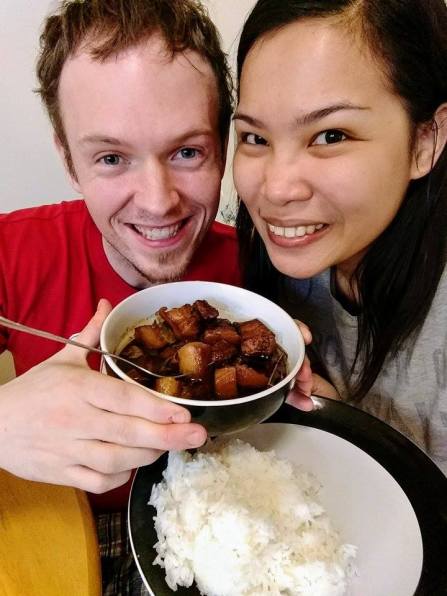 filipino humba cooking american marriage interracial food