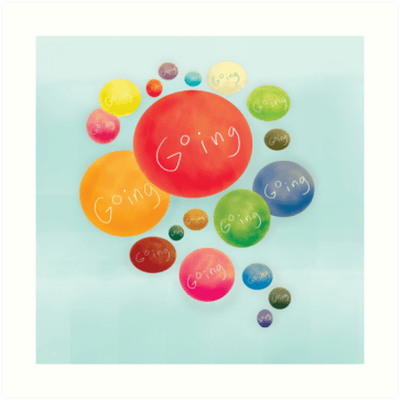 gift print art framed cute design drawing funny