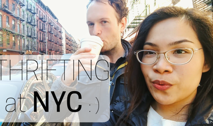 thrifting at NYC east village