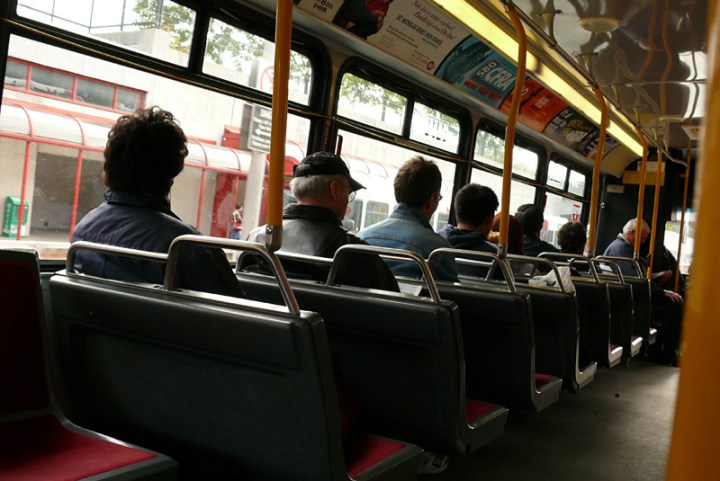 empty seats on a bus
