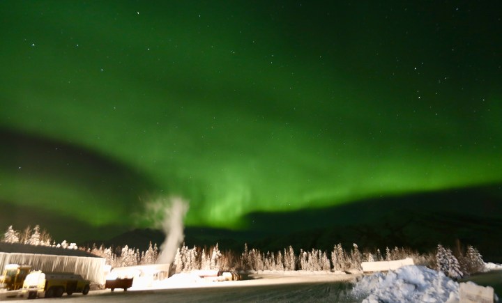 Alaska Aurora Borealis Northern Lights Coldfoot Camp Wiseman Village