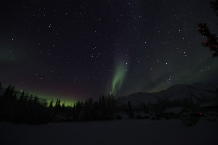 Alaska Aurora Borealis Northern Lights Coldfoot Camp Wiseman Village